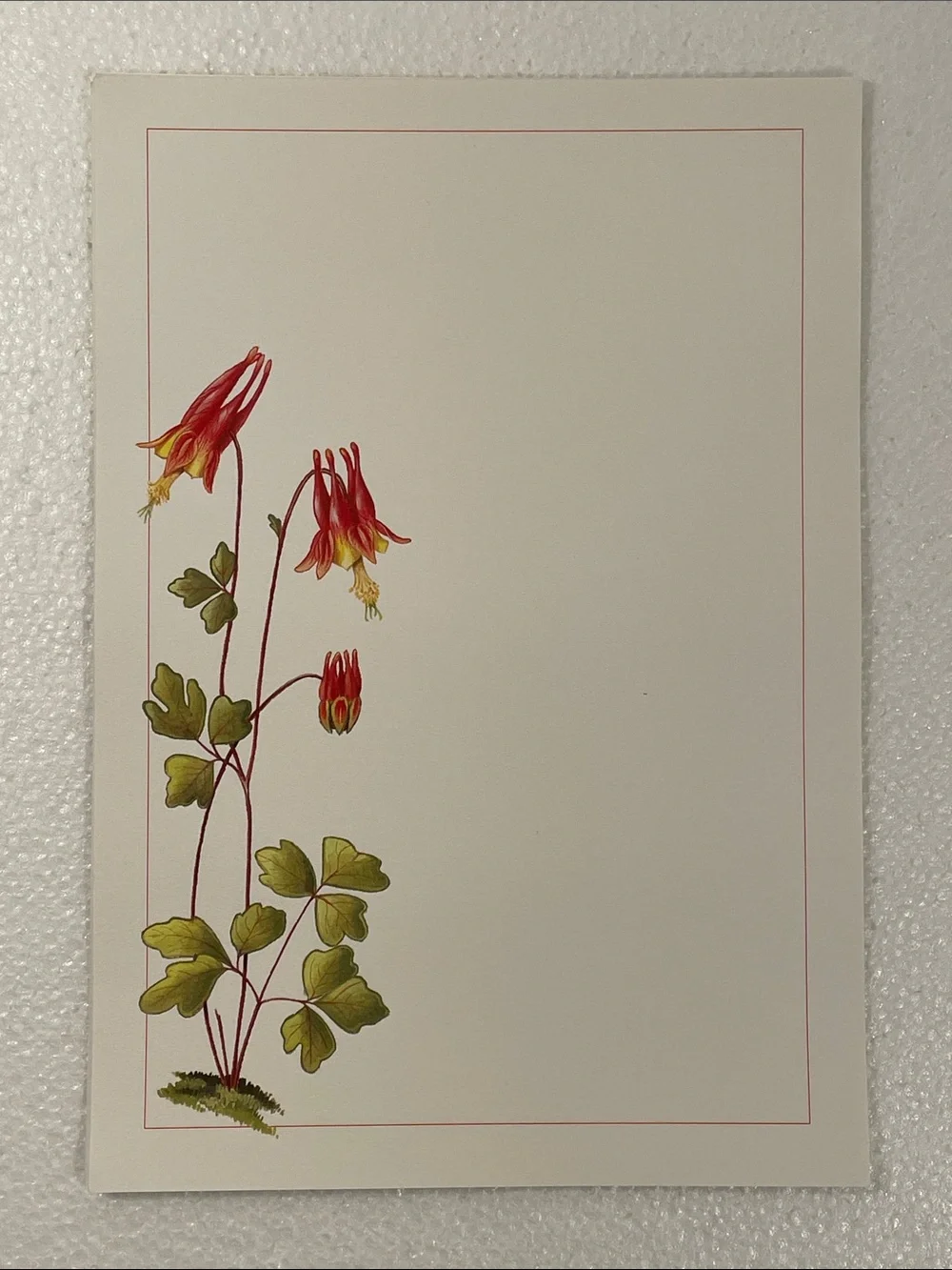 Vintage Wildflower Stationery